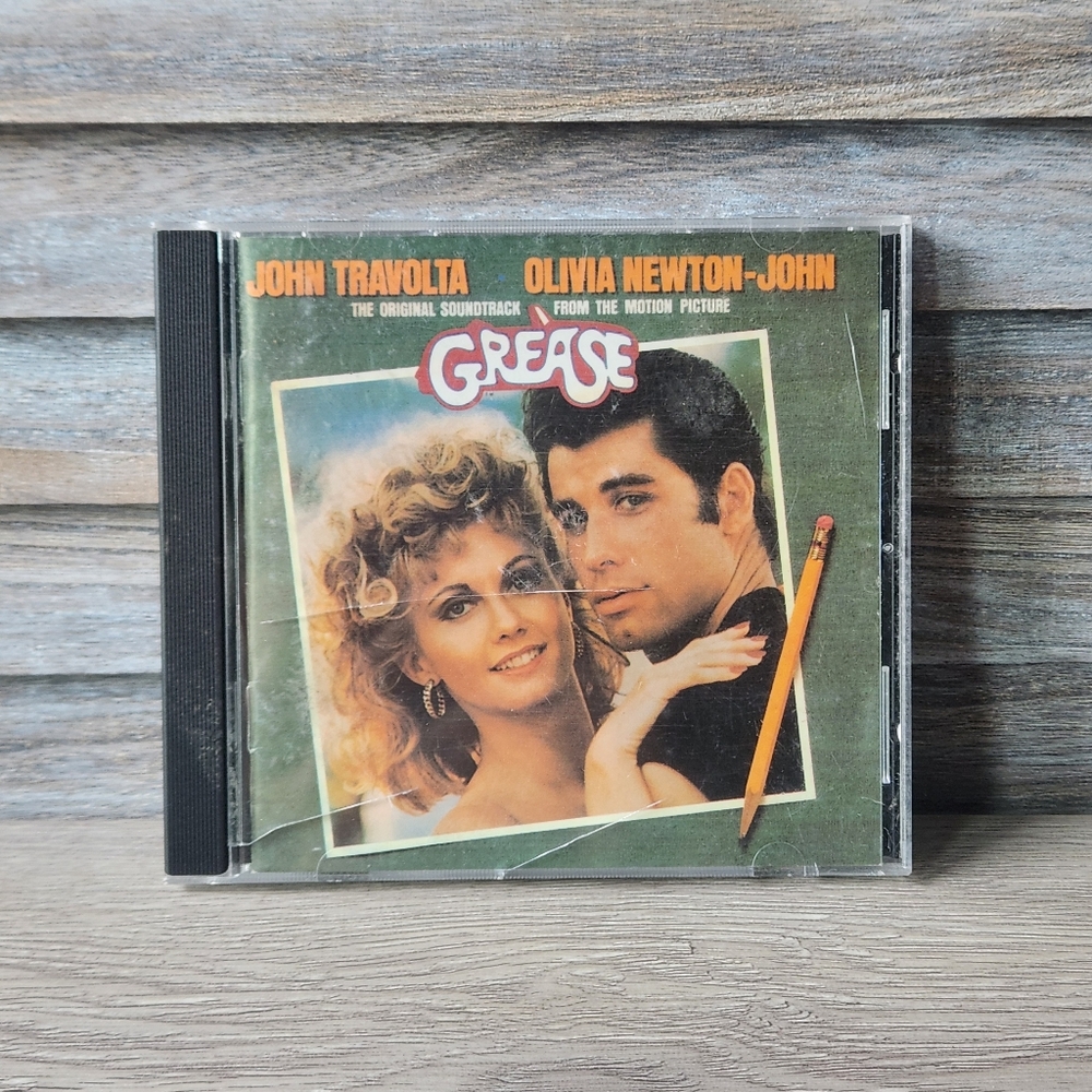 🔥 Grease Movie Soundtrack John Travolta And Olivia Newton John Compact Disc CD